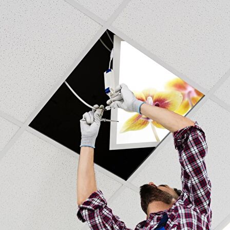 Gök Panel 60X60 LED Panel Sıva Altı Desenli Tekli 46510321SA