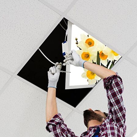 Gök Panel 60X60 LED Panel Sıva Altı Desenli Tekli 46510322SA