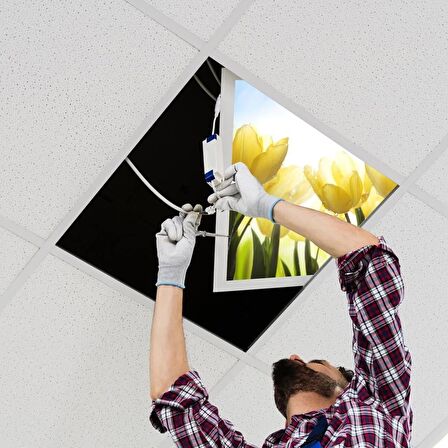 Gök Panel 60X60 LED Panel Sıva Altı Desenli Tekli 46510323SA