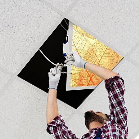 Gök Panel 60X60 LED Panel Sıva Altı Desenli Tekli 46510327SA