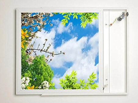 Gök Panel 60X60 LED Panel Aydınlatma Armatür Avize Sıva Üstü Desenli Tekli 46510428SU