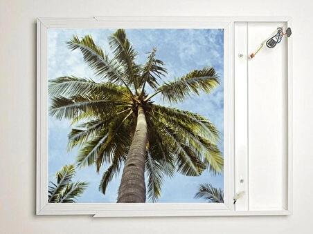 Gök Panel 60X60 LED Panel Aydınlatma Armatür Avize Sıva Üstü Desenli Tekli 46510567SU