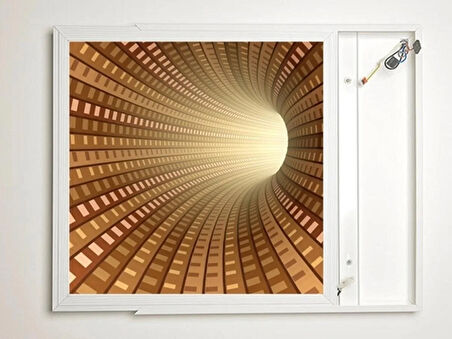 Gök Panel 60X60 LED Panel Aydınlatma Armatür Avize Sıva Üstü Desenli Tekli 46510630SU