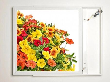 Gök Panel 60X60 LED Panel Aydınlatma Armatür Avize Sıva Üstü Desenli Tekli 46510646SU