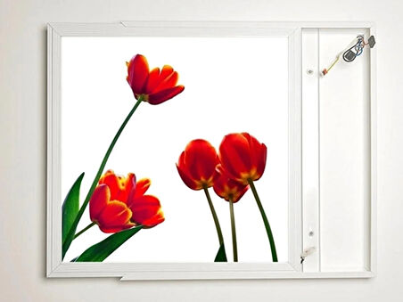 Gök Panel 60X60 LED Panel Aydınlatma Armatür Avize Sıva Üstü Desenli Tekli 46510698SU