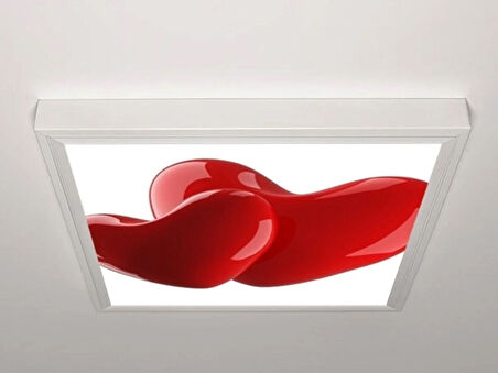 Gök Panel 60X60 LED Panel Aydınlatma Armatür Avize Sıva Üstü Desenli Tekli 46510737SU