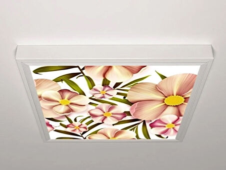 Gök Panel 60X60 LED Panel Aydınlatma Armatür Avize Sıva Üstü Desenli Tekli 46510759SU