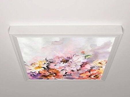 Gök Panel 60X60 LED Panel Aydınlatma Armatür Avize Sıva Üstü Desenli Tekli 46510832SU
