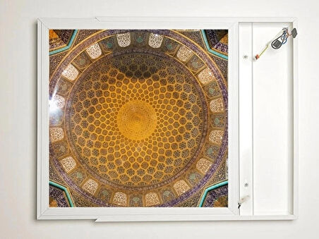 Gök Panel 60X60 LED Panel Aydınlatma Armatür Avize Sıva Üstü Desenli Tekli 46510885SU