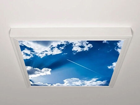 Gök Panel 60X60 LED Panel Aydınlatma Armatür Avize Sıva Üstü Desenli Tekli 46510936SU