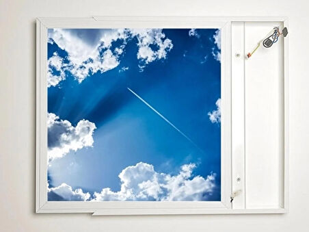 Gök Panel 60X60 LED Panel Aydınlatma Armatür Avize Sıva Üstü Desenli Tekli 46510936SU
