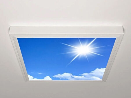 Gök Panel 60X60 LED Panel Aydınlatma Armatür Avize Sıva Üstü Desenli Tekli 46510940SU