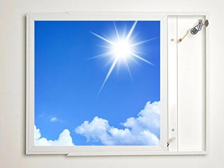 Gök Panel 60X60 LED Panel Aydınlatma Armatür Avize Sıva Üstü Desenli Tekli 46510940SU