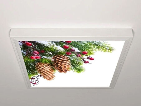 Gök Panel 60X60 LED Panel Aydınlatma Armatür Avize Sıva Üstü Desenli Tekli 46511025SU