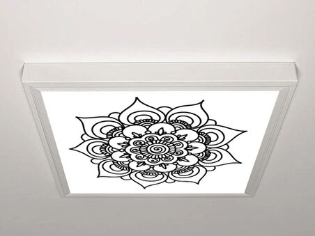 Gök Panel 60X60 LED Panel Aydınlatma Armatür Avize Sıva Üstü Desenli Tekli 46511031SU