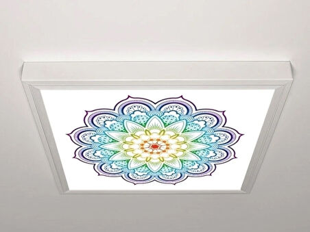 Gök Panel 60X60 LED Panel Aydınlatma Armatür Avize Sıva Üstü Desenli Tekli 46511032SU