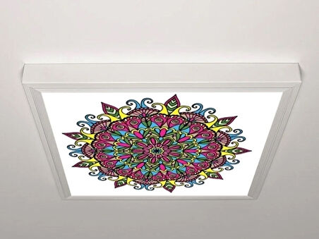 Gök Panel 60X60 LED Panel Aydınlatma Armatür Avize Sıva Üstü Desenli Tekli 46511035SU