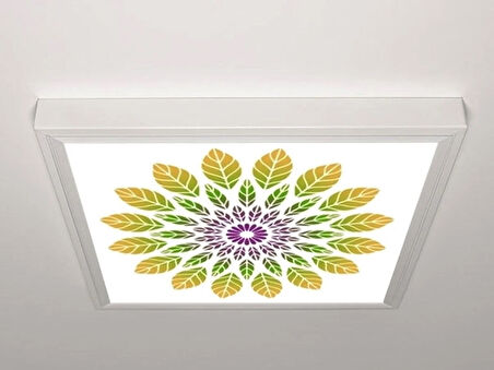 Gök Panel 60X60 LED Panel Aydınlatma Armatür Avize Sıva Üstü Desenli Tekli 46511037SU