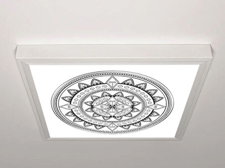 Gök Panel 60X60 LED Panel Aydınlatma Armatür Avize Sıva Üstü Desenli Tekli 46511047SU