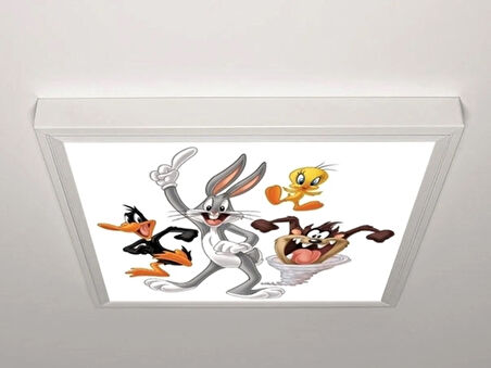 Gök Panel 60X60 LED Panel Aydınlatma Armatür Avize Sıva Üstü Desenli Tekli 46511098SU