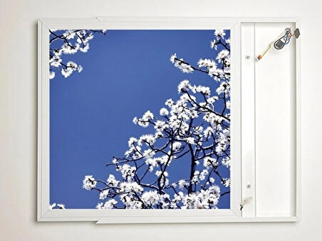 Gök Panel 60X60 LED Panel Aydınlatma Armatür Avize Sıva Üstü Desenli Tekli 46511106SU