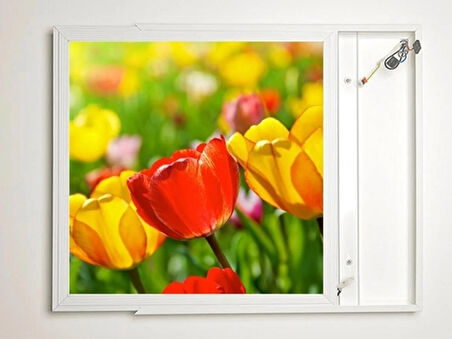 Gök Panel 60X60 LED Panel Aydınlatma Armatür Avize Sıva Üstü Desenli Tekli 46511118SU