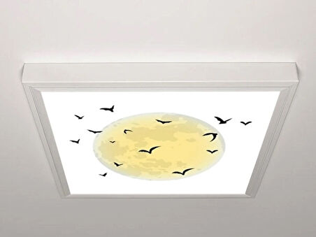 Gök Panel 60X60 LED Panel Aydınlatma Armatür Avize Sıva Üstü Desenli Tekli 46511184SU