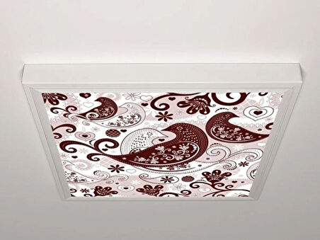 Gök Panel 60X60 LED Panel Aydınlatma Armatür Avize Sıva Üstü Desenli Tekli 46511205SU