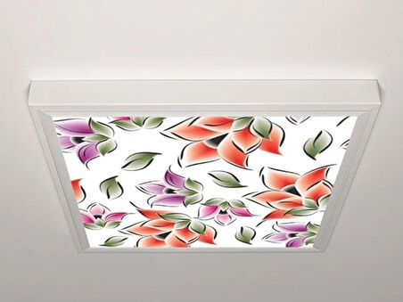 Gök Panel 60X60 LED Panel Aydınlatma Armatür Avize Sıva Üstü Desenli Tekli 46511255SU