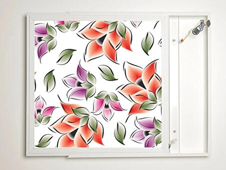 Gök Panel 60X60 LED Panel Aydınlatma Armatür Avize Sıva Üstü Desenli Tekli 46511255SU