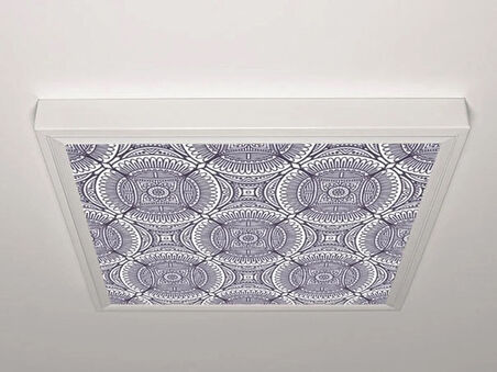 Gök Panel 60X60 LED Panel Aydınlatma Armatür Avize Sıva Üstü Desenli Tekli 46511259SU