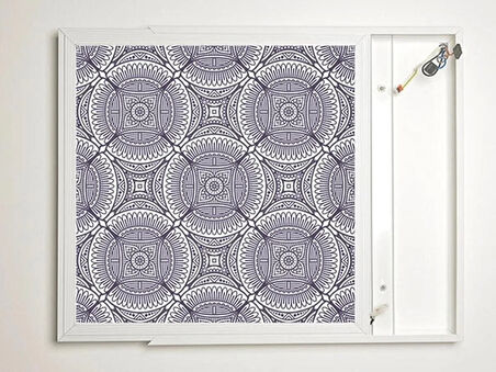 Gök Panel 60X60 LED Panel Aydınlatma Armatür Avize Sıva Üstü Desenli Tekli 46511259SU