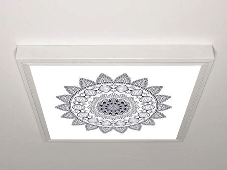 Gök Panel 60X60 LED Panel Aydınlatma Armatür Avize Sıva Üstü Desenli Tekli 46511264SU