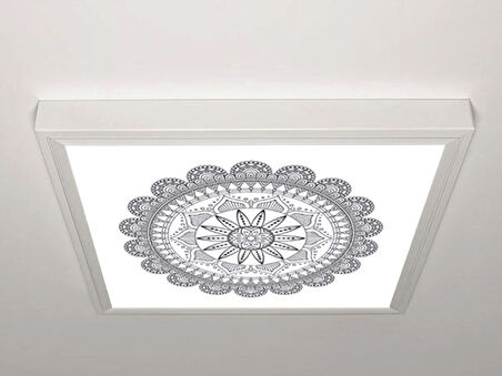 Gök Panel 60X60 LED Panel Aydınlatma Armatür Avize Sıva Üstü Desenli Tekli 46511278SU
