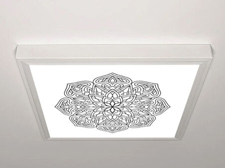 Gök Panel 60X60 LED Panel Aydınlatma Armatür Avize Sıva Üstü Desenli Tekli 46511296SU