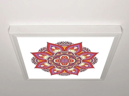 Gök Panel 60X60 LED Panel Aydınlatma Armatür Avize Sıva Üstü Desenli Tekli 46511300SU