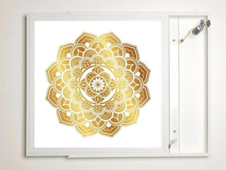 Gök Panel 60X60 LED Panel Aydınlatma Armatür Avize Sıva Üstü Desenli Tekli 46511309SU