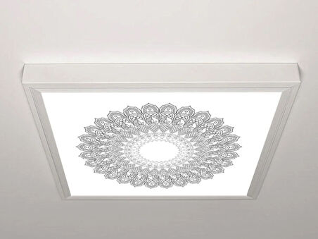 Gök Panel 60X60 LED Panel Aydınlatma Armatür Avize Sıva Üstü Desenli Tekli 46511336SU