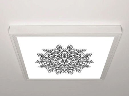 Gök Panel 60X60 LED Panel Aydınlatma Armatür Avize Sıva Üstü Desenli Tekli 46511341SU