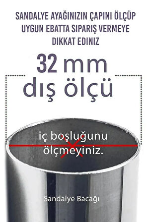 12 Adet Şeffaf 25-32 Mm Pvc Sandalye Profil Ayak Pabucu Sessiz Yumuşak Sandalye Zemin Koruyucu