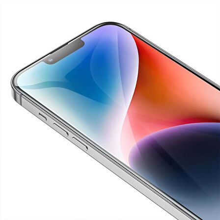 Coofbe 9D HD Full Screen Parmak İzi Bırakmaz Tempered İphone 15 Plus Ekran Koruyucu Full Kaplama Darbe Emici 