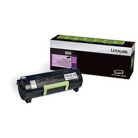 Lexmark 50F5X00 Siyah Black Yüksek Kapasite Toner  MS410 / MS510