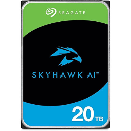 ONTECH - 20 Tb Seagate 3.5 Skyhawk Aı Sata 512mb 7/24 Guvenlık St20000ve003 (5 Yıl Resmı Dıst Garantılı)