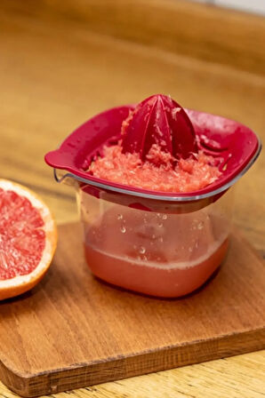 Pure Limonluk Portakal Meyve Narenciye Limon Sıkacağı Kırmızı Org-90