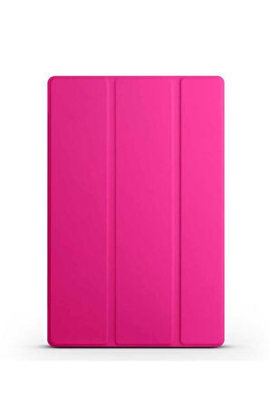 Fuchsia Honor Pad 8 Uyumlu Akıllı Kılıf PU Deri Standlı Tablet Kılıfı