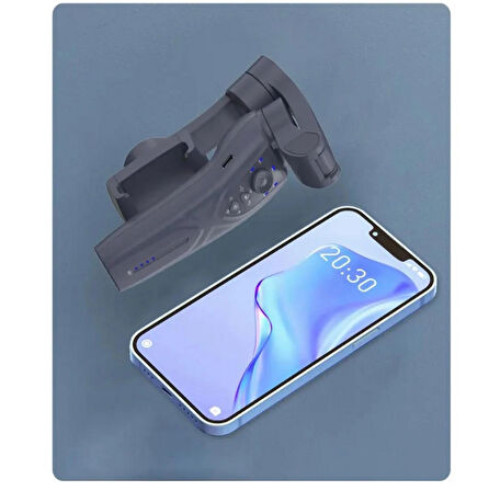 F12_Otomatik Yüz İzleme 3 Eksenli Gimbal Telefon Tutucu 360 ° Ayarlanabilir Selfie Çubuğu-Tripod