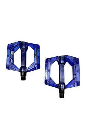 BİKE SKY EVO  ŞEFFAF RENKLİ PLATFORM GENİŞ PEDAL PLATFORM BİSİKLET  PEDALI REFLEKTÖRLÜ