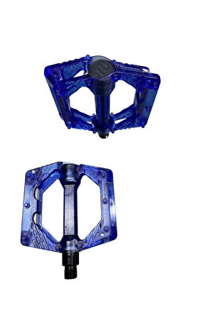 BİKE SKY EVO  ŞEFFAF RENKLİ PLATFORM GENİŞ PEDAL PLATFORM BİSİKLET  PEDALI REFLEKTÖRLÜ