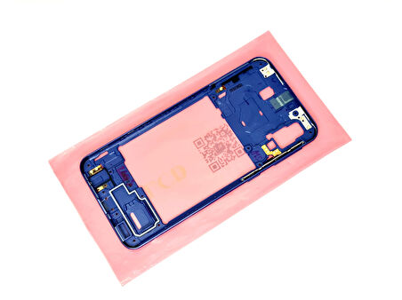 Tkgz Samsung Galaxy A40 A 405 KASA Arka Pil Batarya Kapağı (TAMİR SETİ) MAVİ