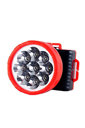 Ps-3309 9 Ledli Çok Ledli Şarjlı Led Kafa Feneri